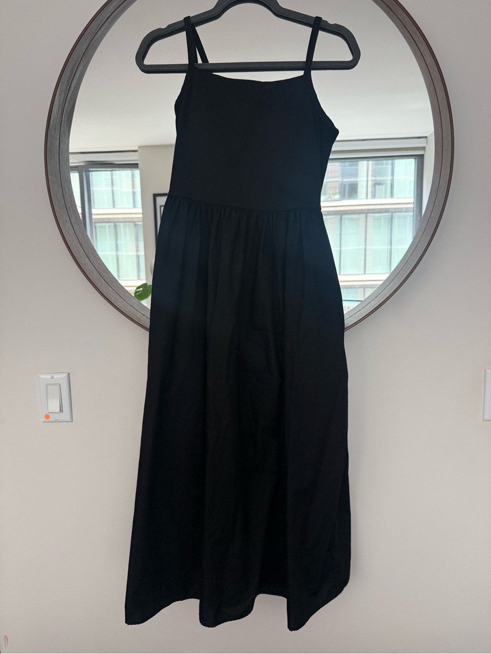 Uniqlo camisole bra Black dress jersey and cotton